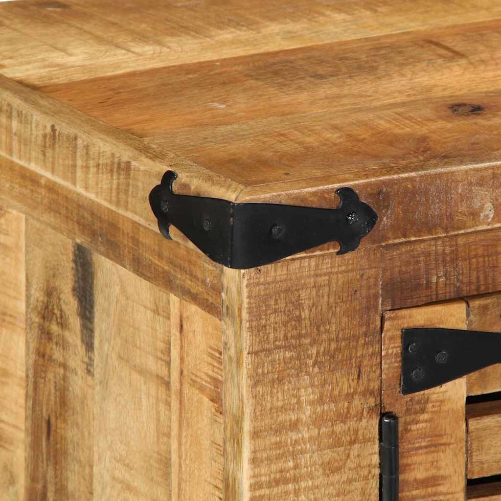 vidaXL Ντουλάπα Παπουτσιών Καφέ 110 x 38 x 45 cm Μασίφ ξύλο μάνγκο