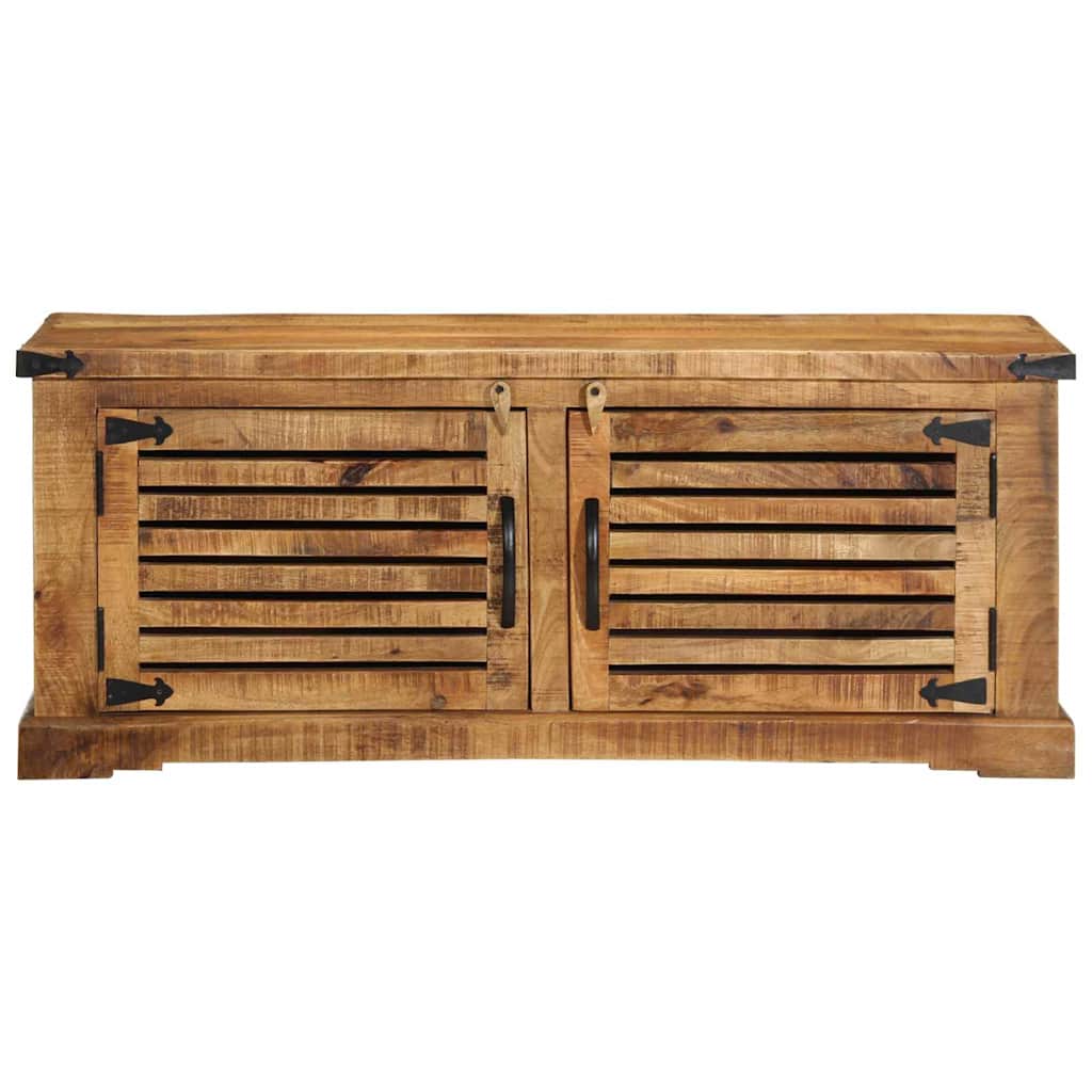 vidaXL Ντουλάπα Παπουτσιών Καφέ 110 x 38 x 45 cm Μασίφ ξύλο μάνγκο