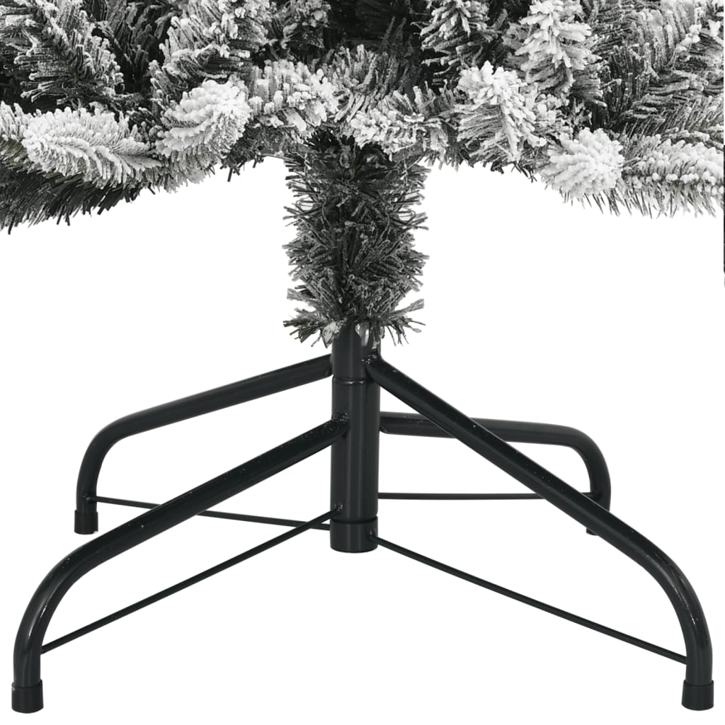 vidaXL Χριστουγεννιάτικο Δέντρο Τεχνητό με 150 LED & Χιόνι 120 εκ.