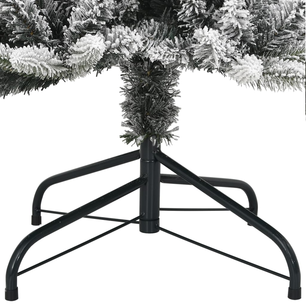 vidaXL Χριστουγεννιάτικο Δέντρο Τεχνητό με 150 LED & Χιόνι 150 εκ.