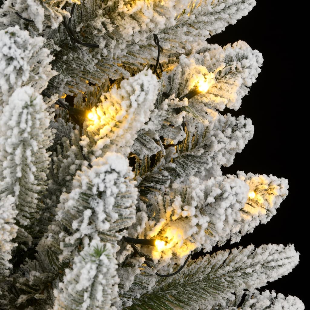 vidaXL Χριστουγεννιάτικο Δέντρο Τεχνητό με 300 LED και Χιόνι 240 εκ.