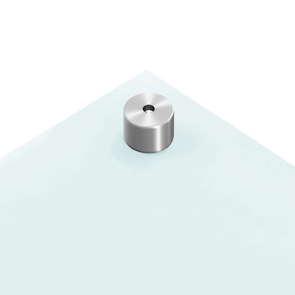 vidaXL Πλάτες Κουζίνας 2 τεμ. Λευκές 80x60 εκ. από Ψημένο Γυαλί