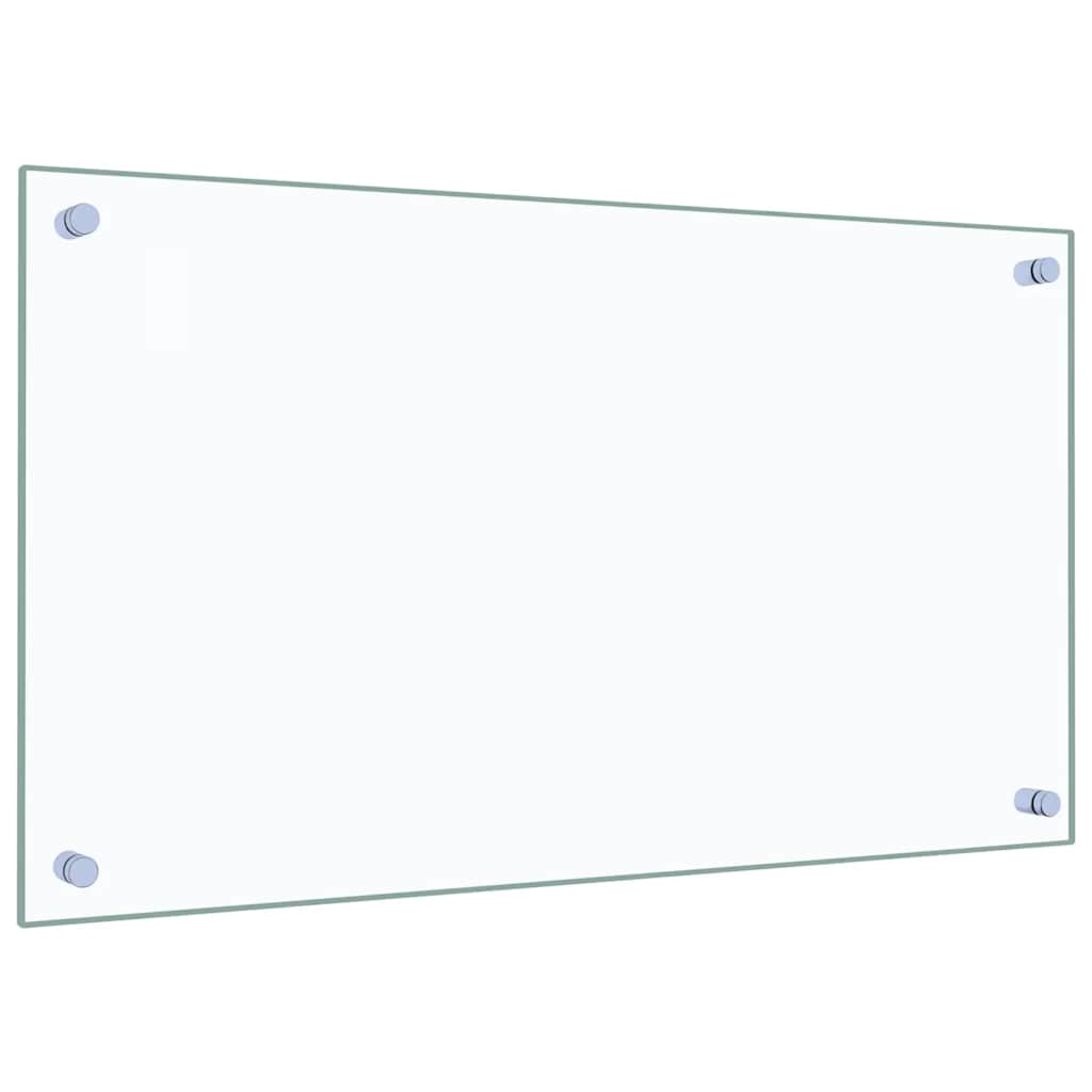 vidaXL Πλάτες Κουζίνας 2 τεμ. Διαφανής 70 x 40 εκ. από Ψημένο Γυαλί