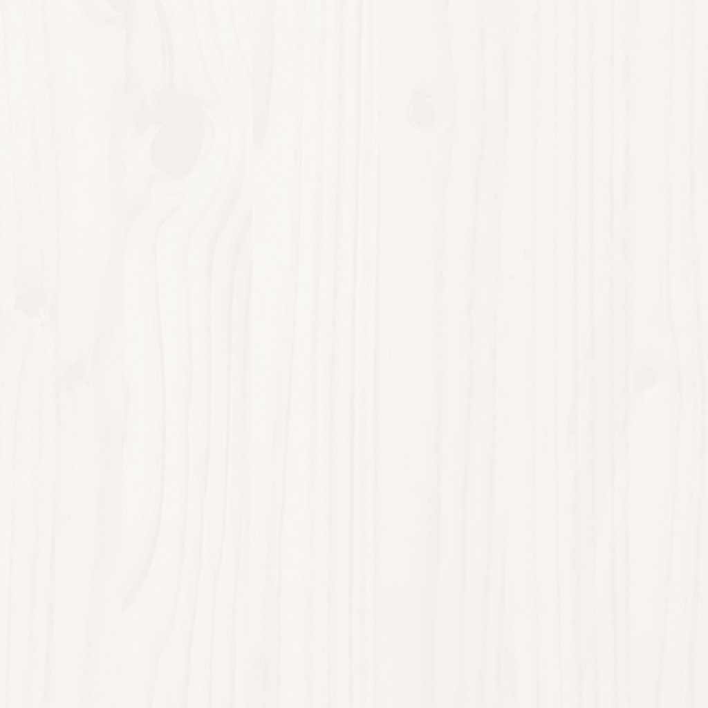 vidaXL Ξύλινο χριστουγεννιάτικο δέντρο για διακόσμηση Λευκό 112 εκ.