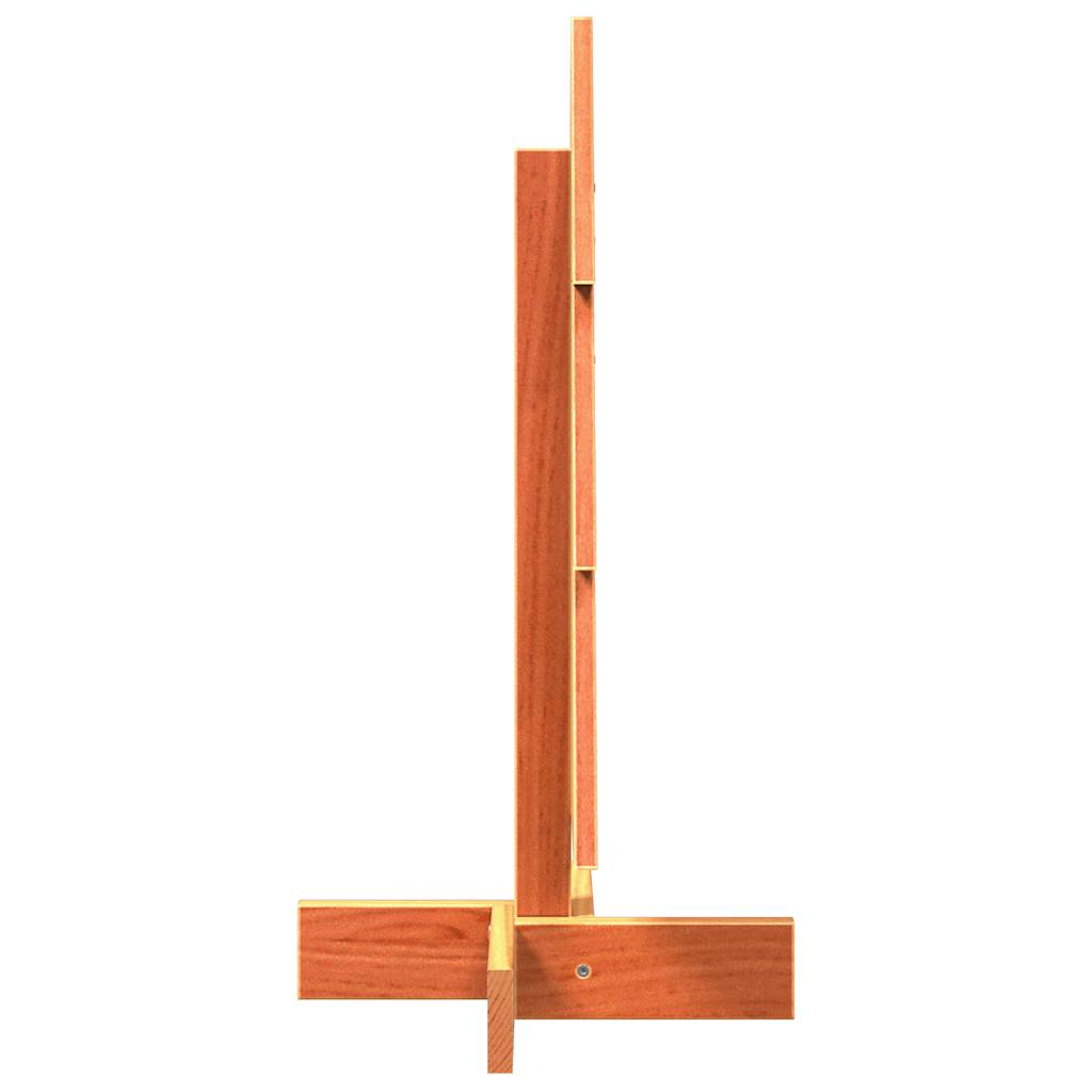 vidaXL Ξύλινο χριστουγεννιάτικο δέντρο για διακόσμηση κερί καφέ 60 cm