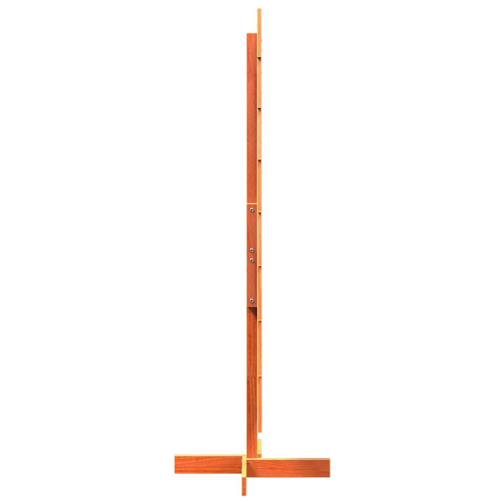 vidaXL Ξύλινο χριστουγεννιάτικο δέντρο για διακόσμηση κερί καφέ 150εκ.