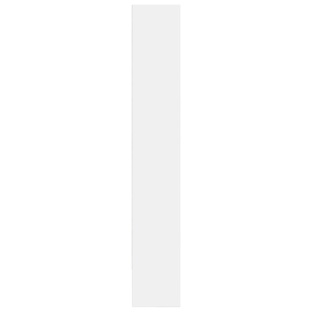 vidaXL Βιβλιοθήκη με 5 Ράφια Λευκή 80x30x189 εκ. Επεξεργασμένο Ξύλο