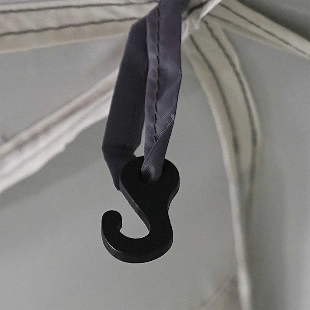 vidaXL Σκηνή πισίνας αφαιρούμενη μύγα & Τοίχοι ματιών Γκρι 690x690 cm