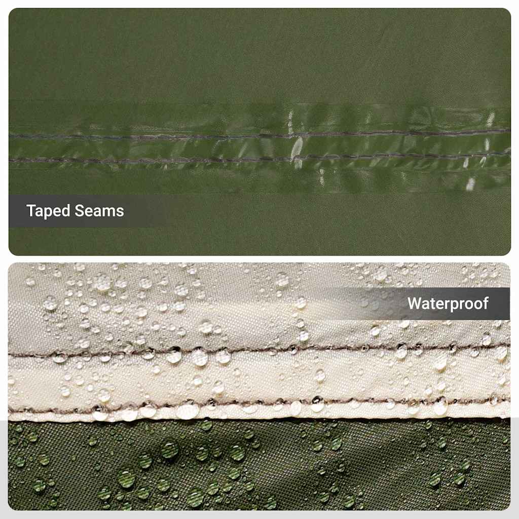 vidaXL σκηνή ψαρέματος 7 ατόμων, αδιάβροχη σε ελιά