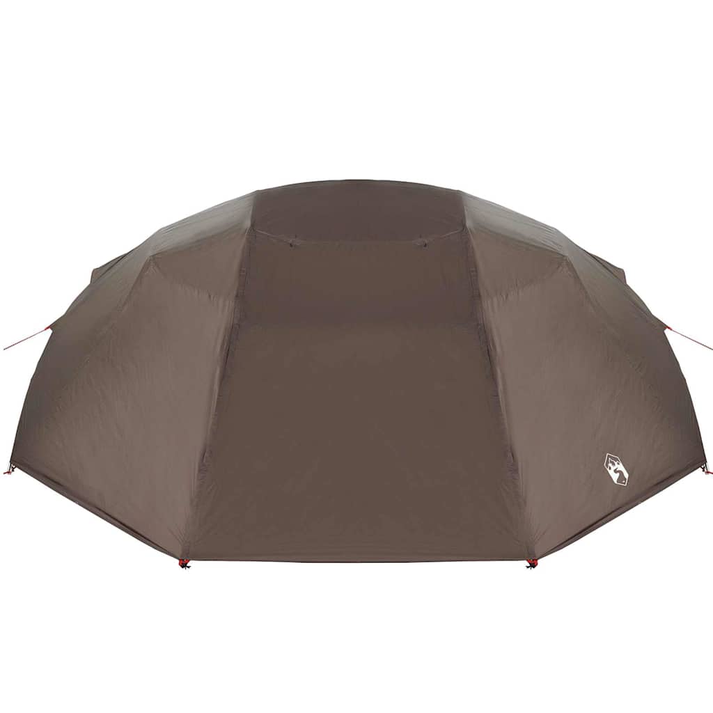 vidaXL Σκηνή ψαρέματος με στέγη Καφέ 514 x 465 x 187 εκ. Πολυεστέρας