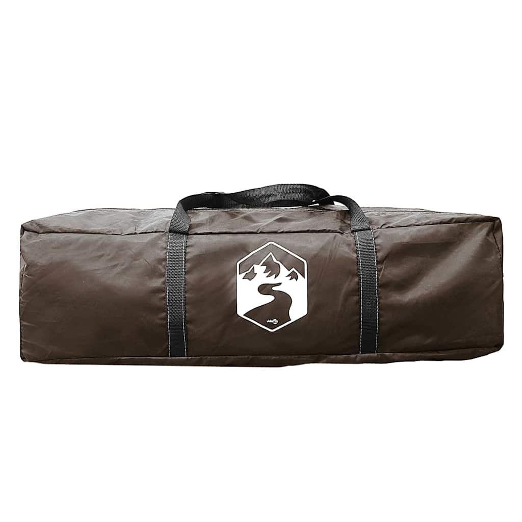 vidaXL Σκηνή ψαρέματος με στέγη Καφέ 514 x 465 x 187 εκ. Πολυεστέρας