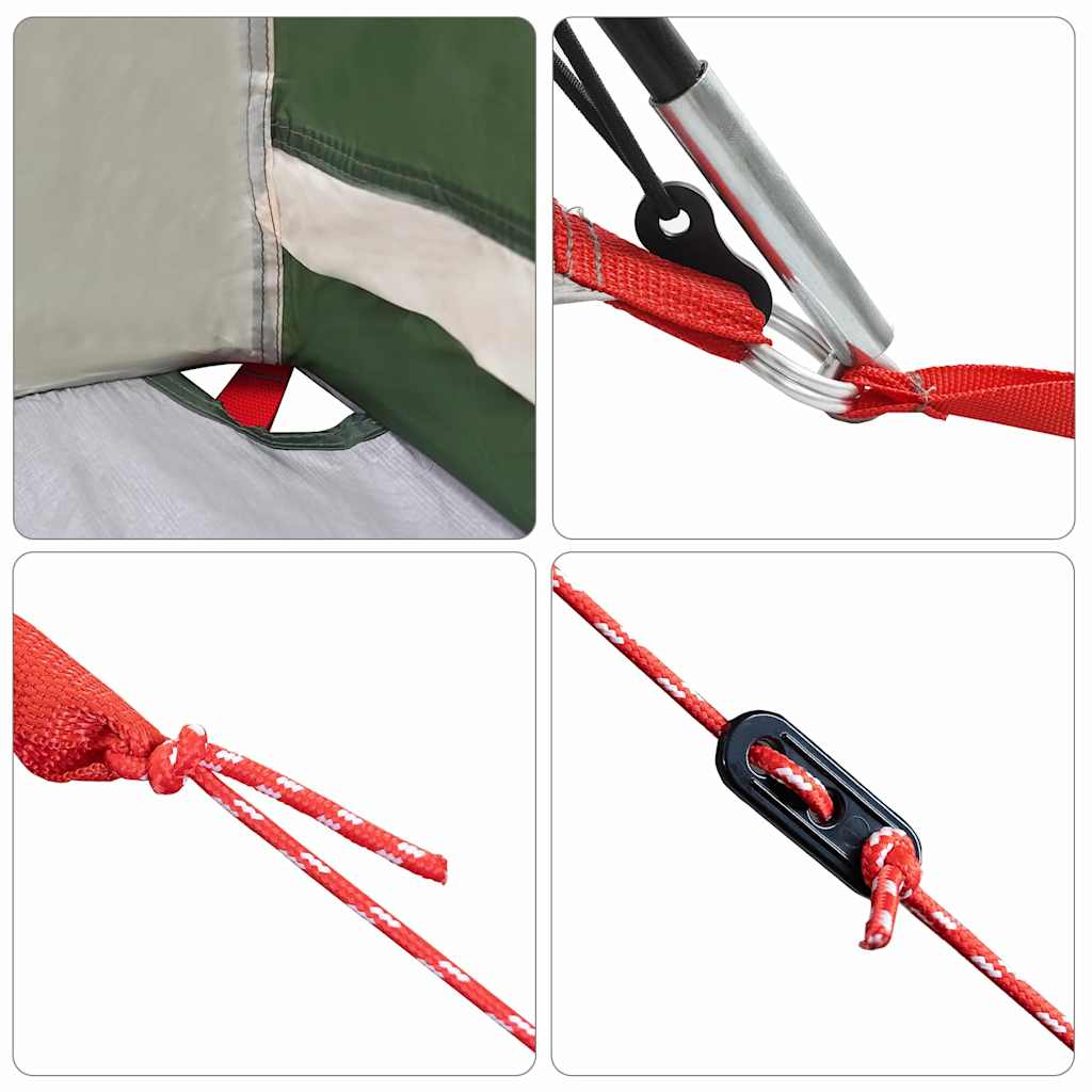 vidaXL Σκηνές με στέγη Πράσινο 721 x 335 x 212 εκ Πολυεστέρας