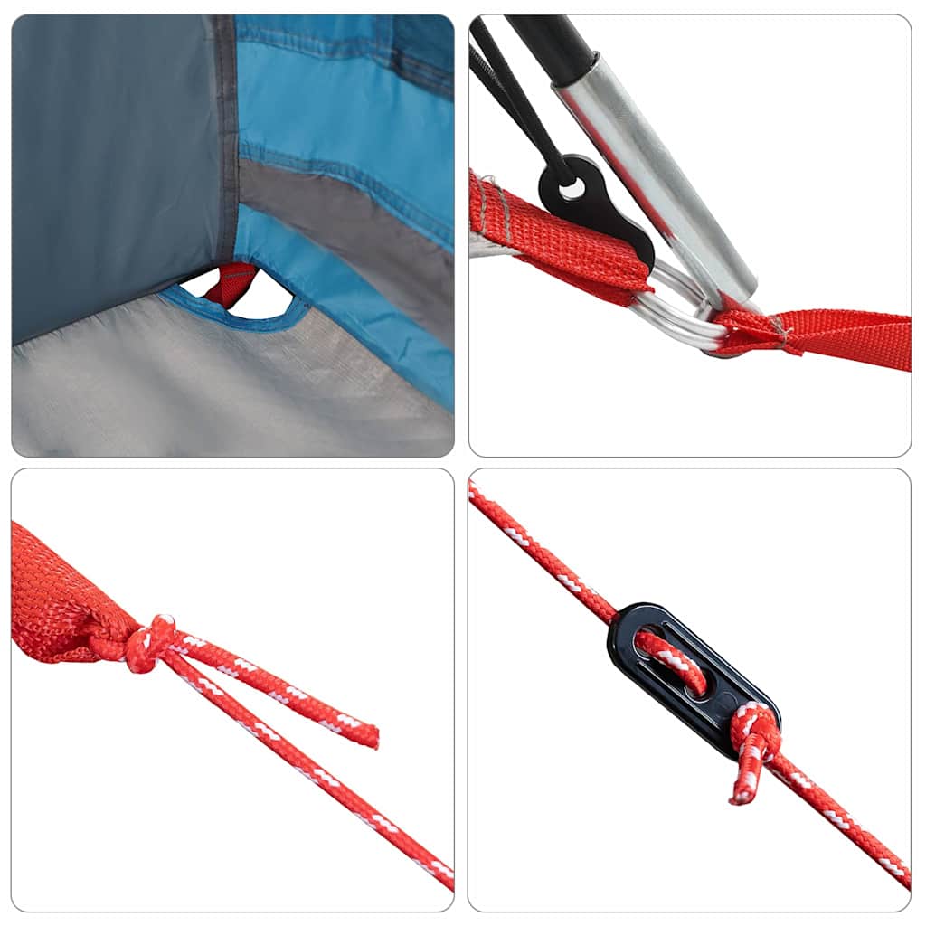 vidaXL Σκηνές με στέγη Μπλε 721 x 335 x 212 εκ Πολυεστέρας