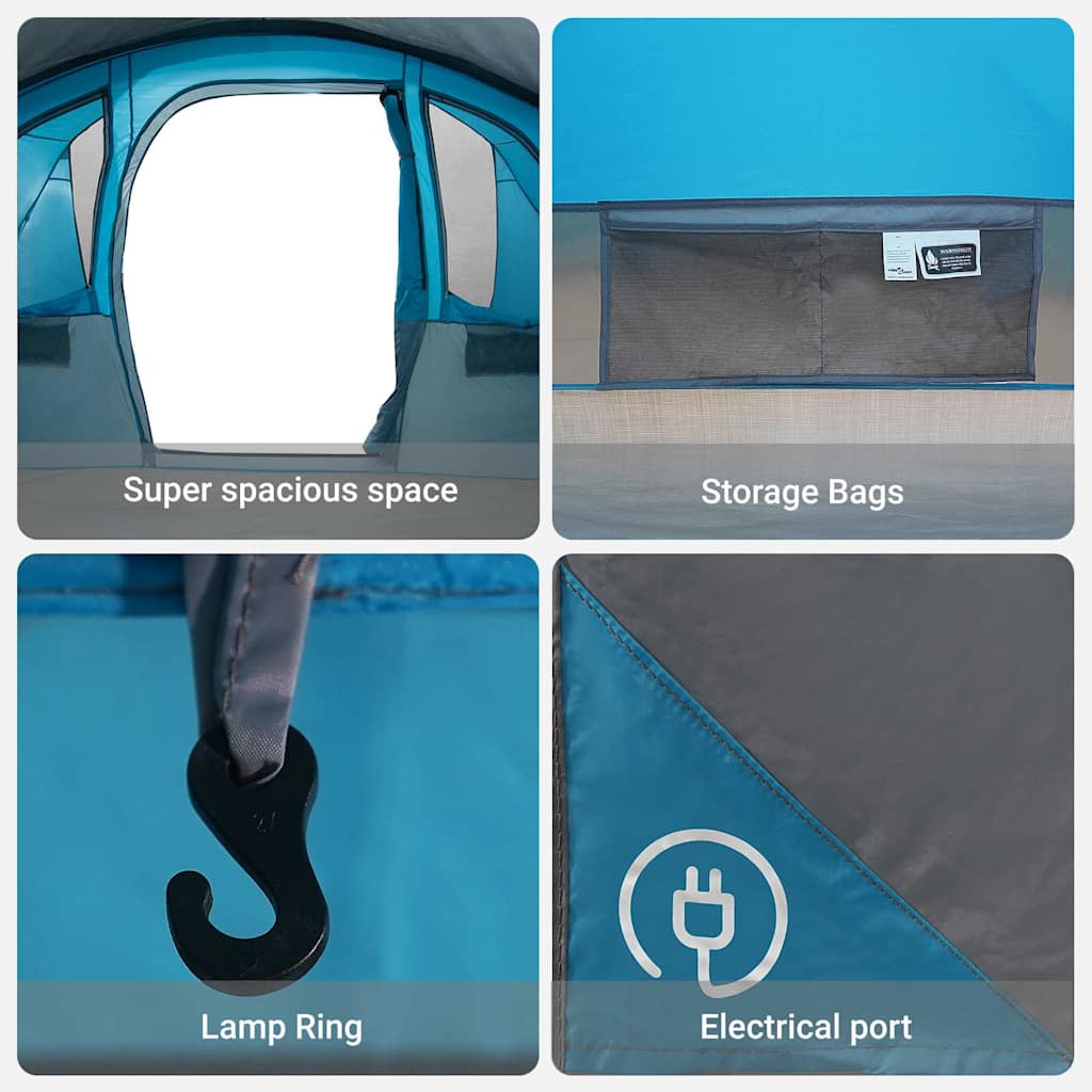 vidaXL Σκηνές με στέγη Μπλε 576 x 325 x 213 εκ Πολυεστέρας