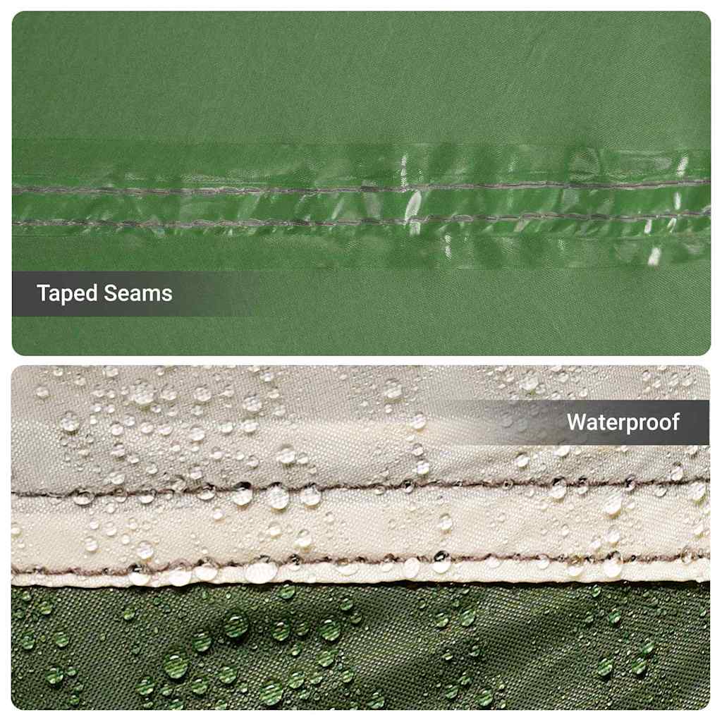 vidaXL Σκηνές με στέγη Πράσινο 435 x 255 x 216 εκ. Πολυεστέρας