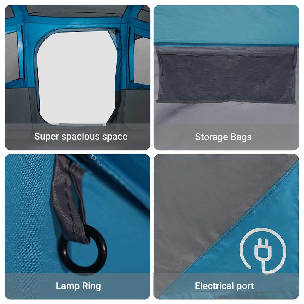 vidaXL Σκηνές με στέγη Μπλε 435 x 255 x 216 εκ. Πολυεστέρας