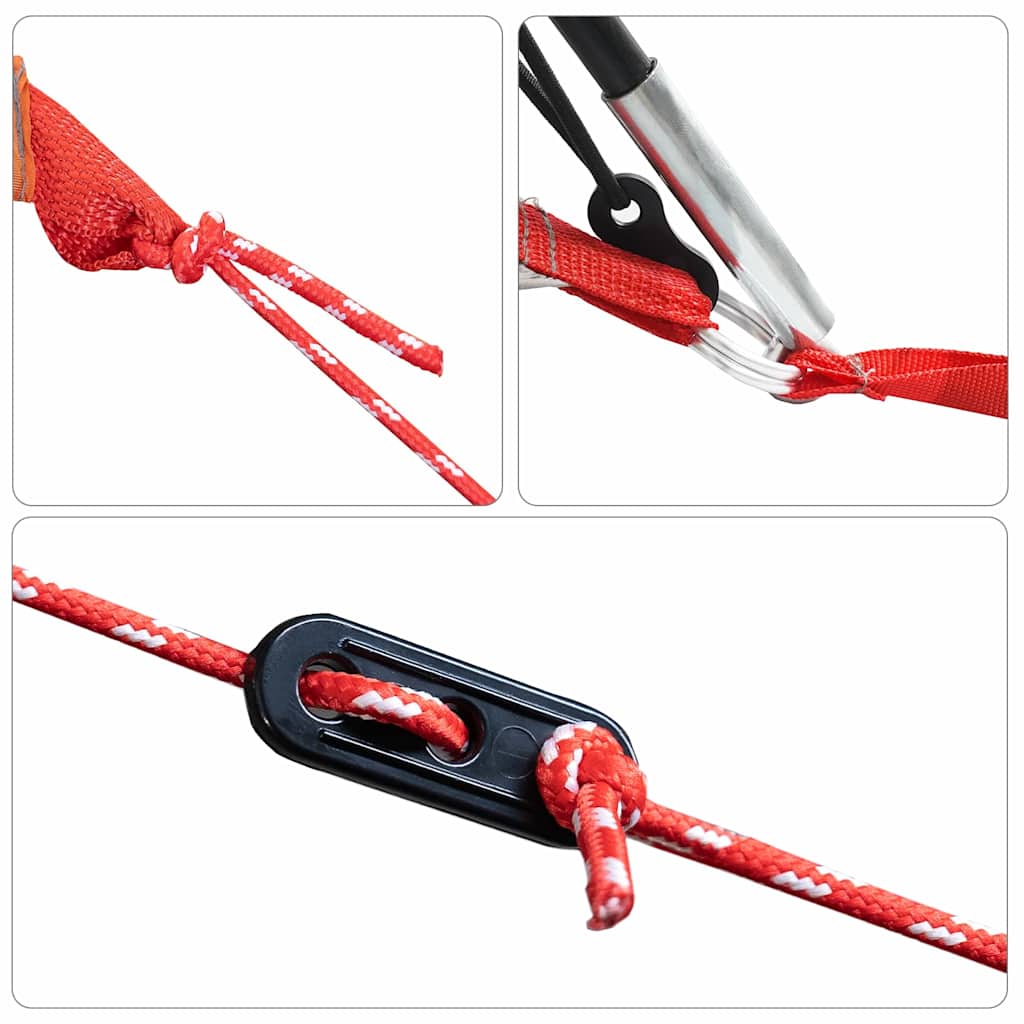 vidaXL Σκηνές με στέγη Γκρι 380 x 380 x 225 εκ. Πολυεστέρας