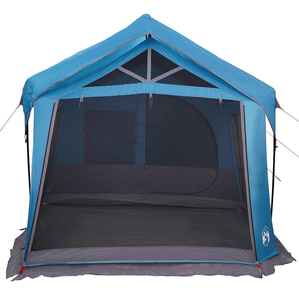 vidaXL Οικογενειακή Σκηνή Μπλε και Γκρι 620 x 322 x 240 εκ Πολυεστέρας