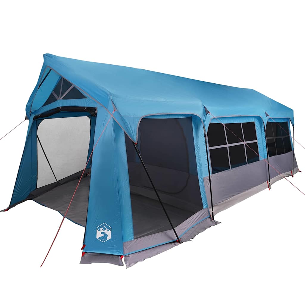vidaXL Οικογενειακή Σκηνή Μπλε και Γκρι 620 x 322 x 240 εκ Πολυεστέρας