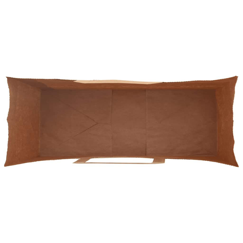 vidaXL Χάρτινες σακούλες 250 τεμάχια με χερούλια καφέ 32x12x42 cm