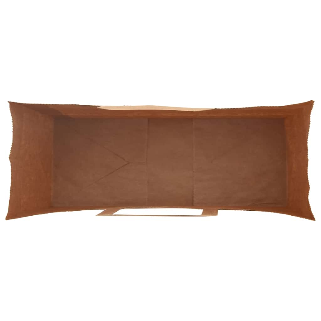 vidaXL Χάρτινες σακούλες 250 τεμάχια με χερούλια Μαύρο 32x12x42 εκ.