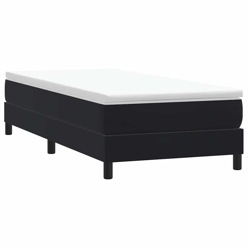 vidaXL Box Spring Κρεβάτι χωρίς στρώμα Μαύρο 80x210 cm Βελούδινο