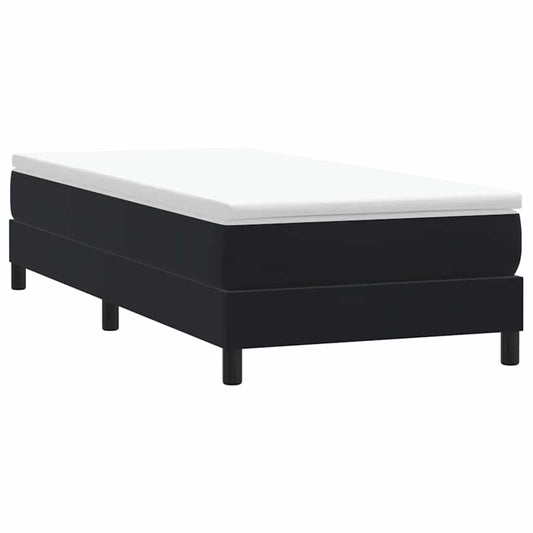 vidaXL Box Spring Κρεβάτι χωρίς στρώμα Μαύρο 90x210 cm Βελούδινο