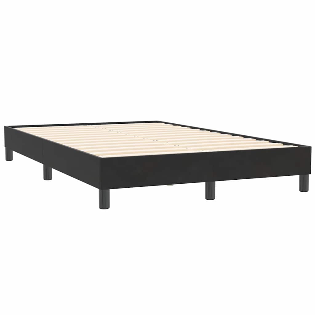 vidaXL Box Spring Κρεβάτι χωρίς στρώμα Μαύρο 120x210 cm Βελούδινο