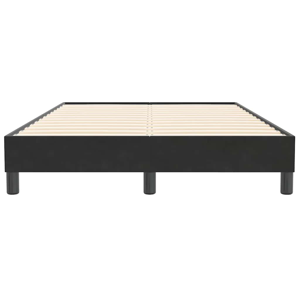 vidaXL Box Spring Κρεβάτι χωρίς στρώμα Μαύρο 120x210 cm Βελούδινο