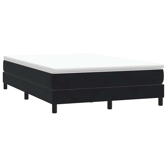 vidaXL Box Spring Κρεβάτι χωρίς στρώμα Μαύρο 140x210 cm Βελούδινο