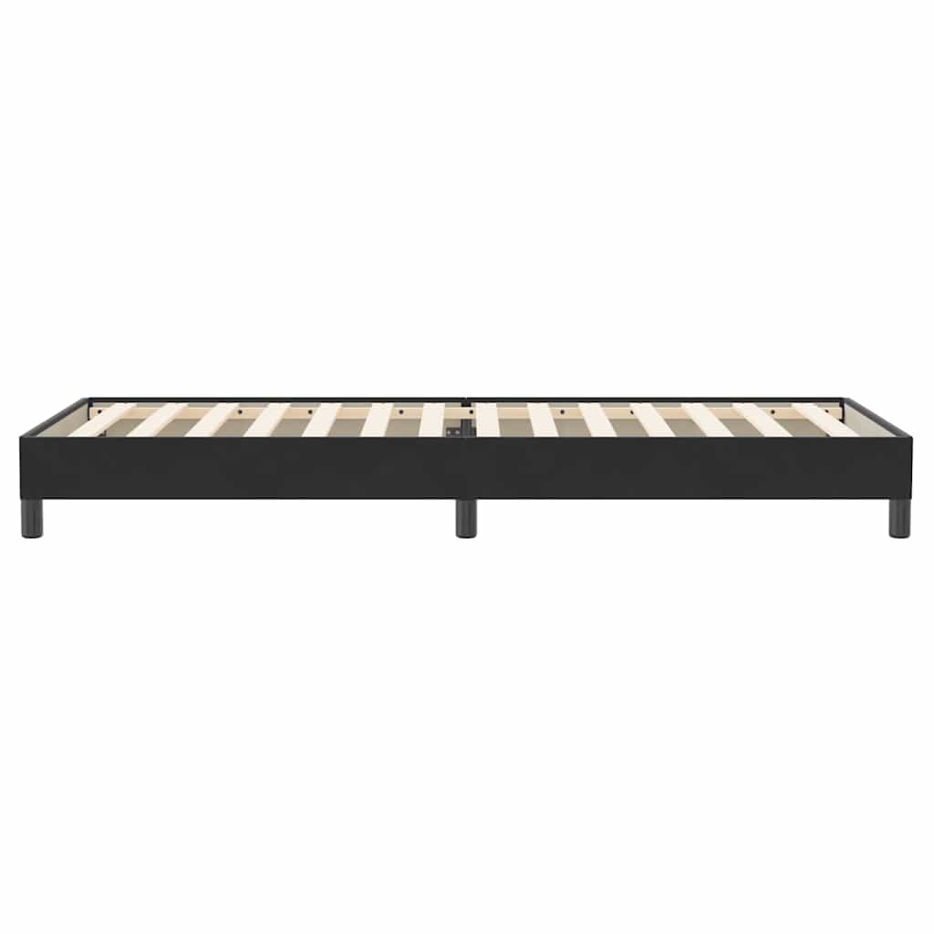 vidaXL Κρεβάτι Boxspring χωρίς Στρώμα Μαύρο 80x220 εκ. Βελούδινο