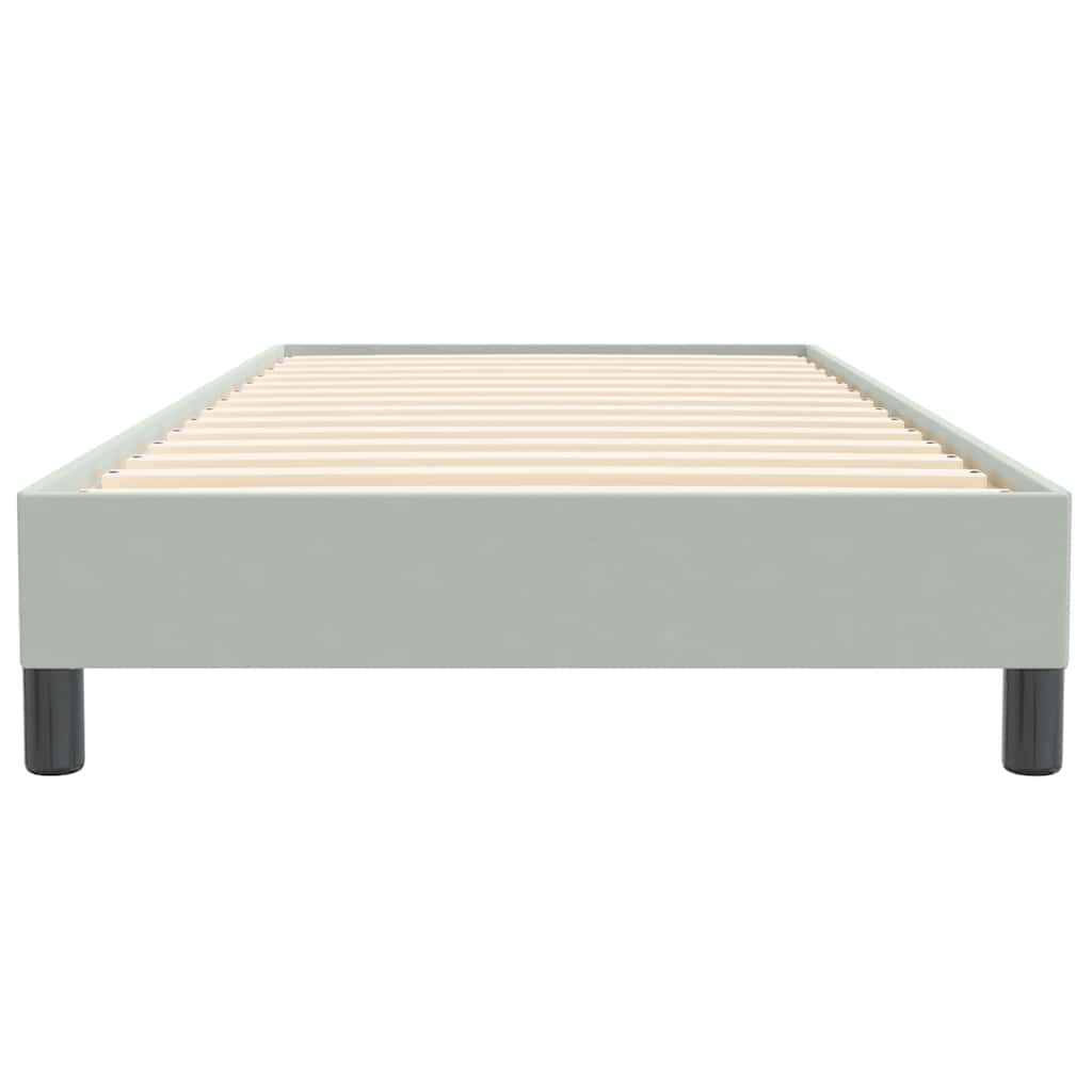 vidaXL Box Spring κρεβάτι χωρίς στρώμα ανοιχτό γκρι 100x220 εκ.