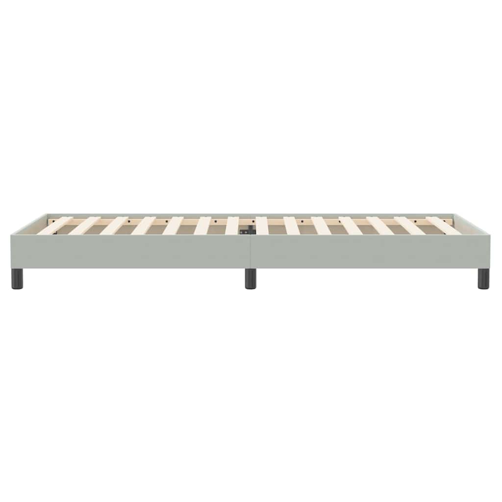 vidaXL Box Spring κρεβάτι χωρίς στρώμα ανοιχτό γκρι 100x220 εκ.