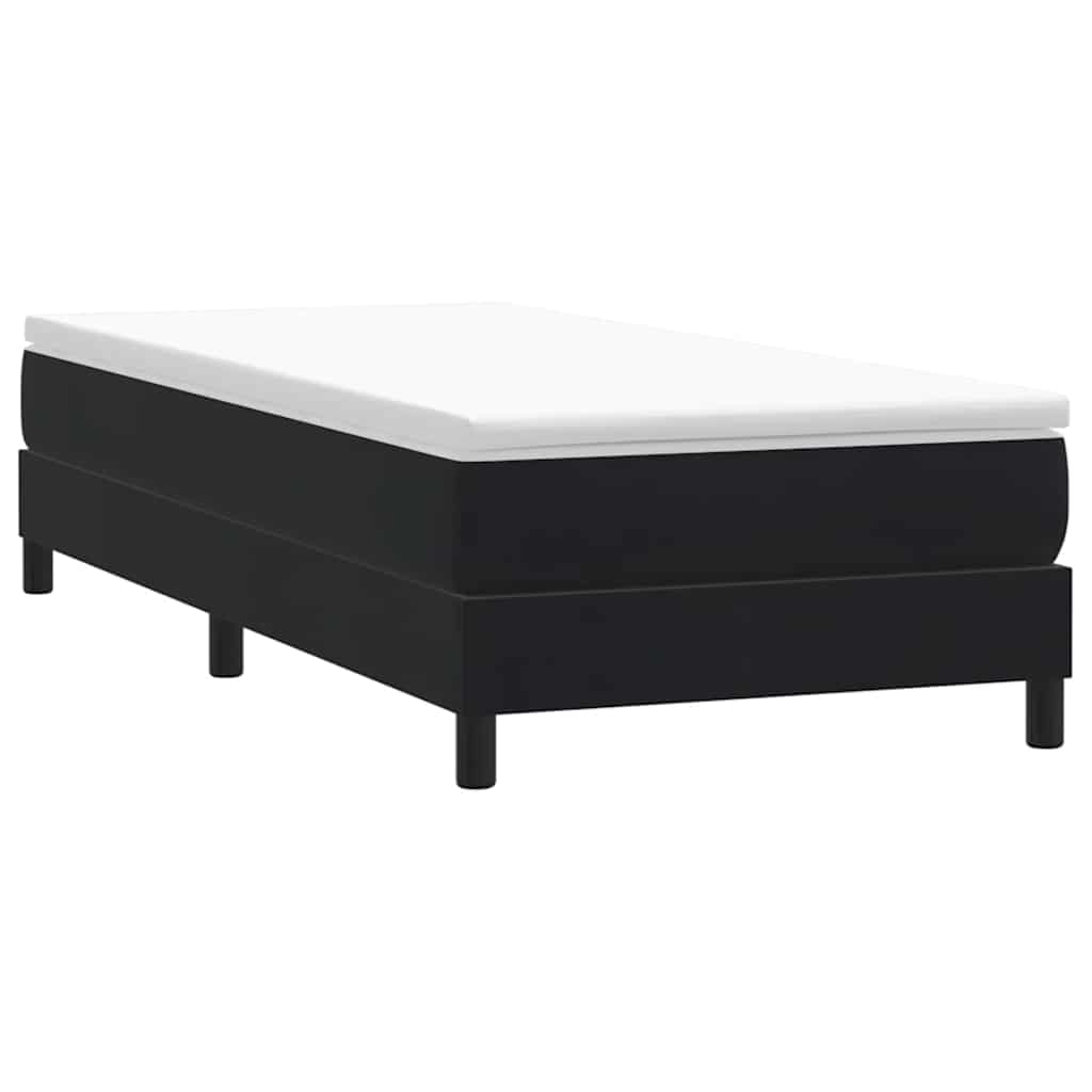vidaXL Box Spring Κρεβάτι χωρίς στρώμα Μαύρο 100x220 εκ. Βελούδινο