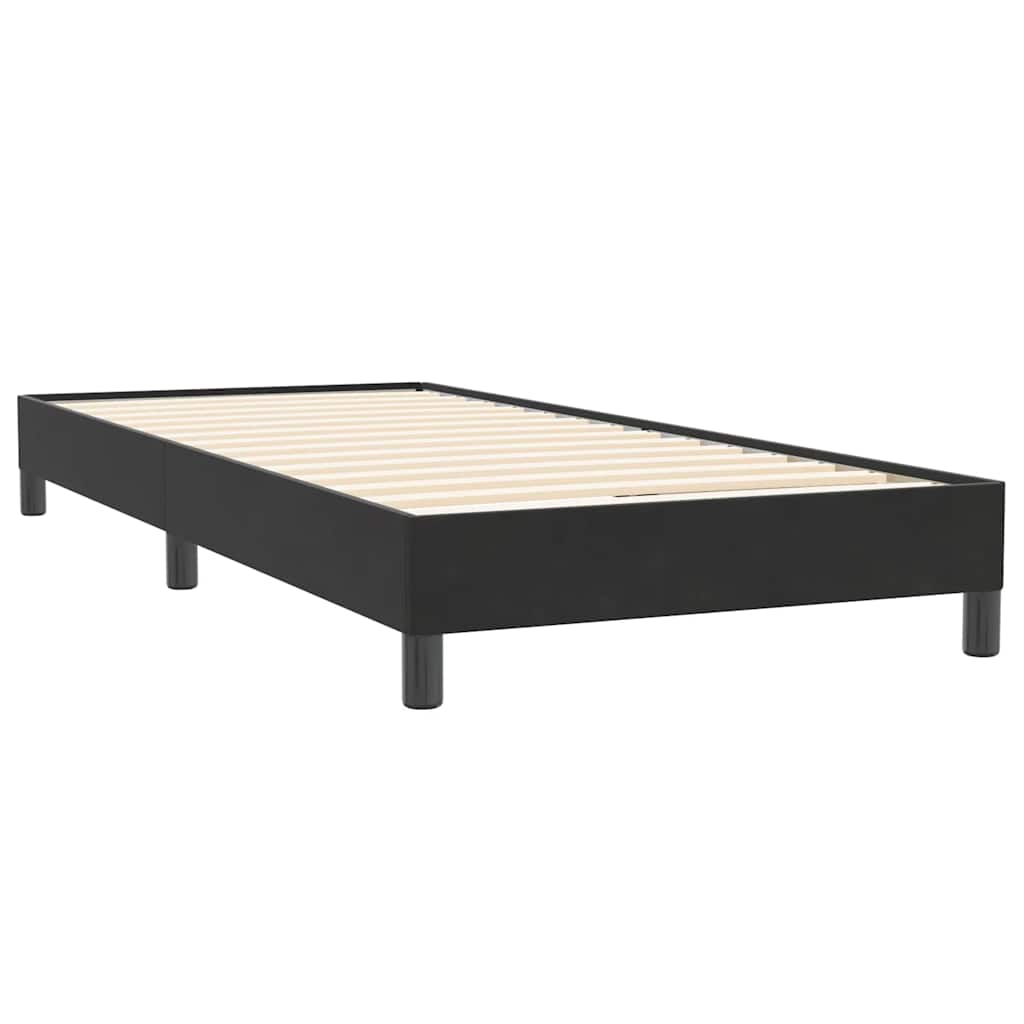 vidaXL Box Spring Κρεβάτι χωρίς στρώμα Μαύρο 100x220 εκ. Βελούδινο
