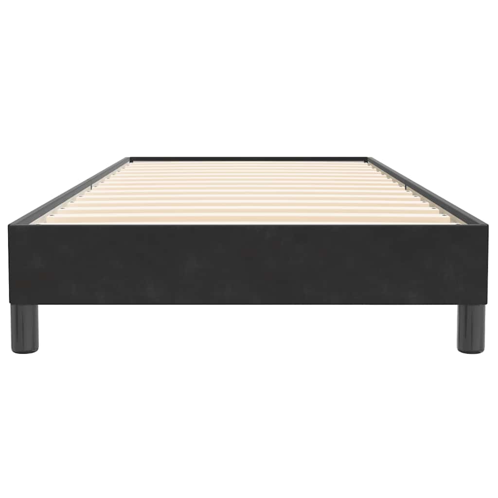 vidaXL Box Spring Κρεβάτι χωρίς στρώμα Μαύρο 100x220 εκ. Βελούδινο