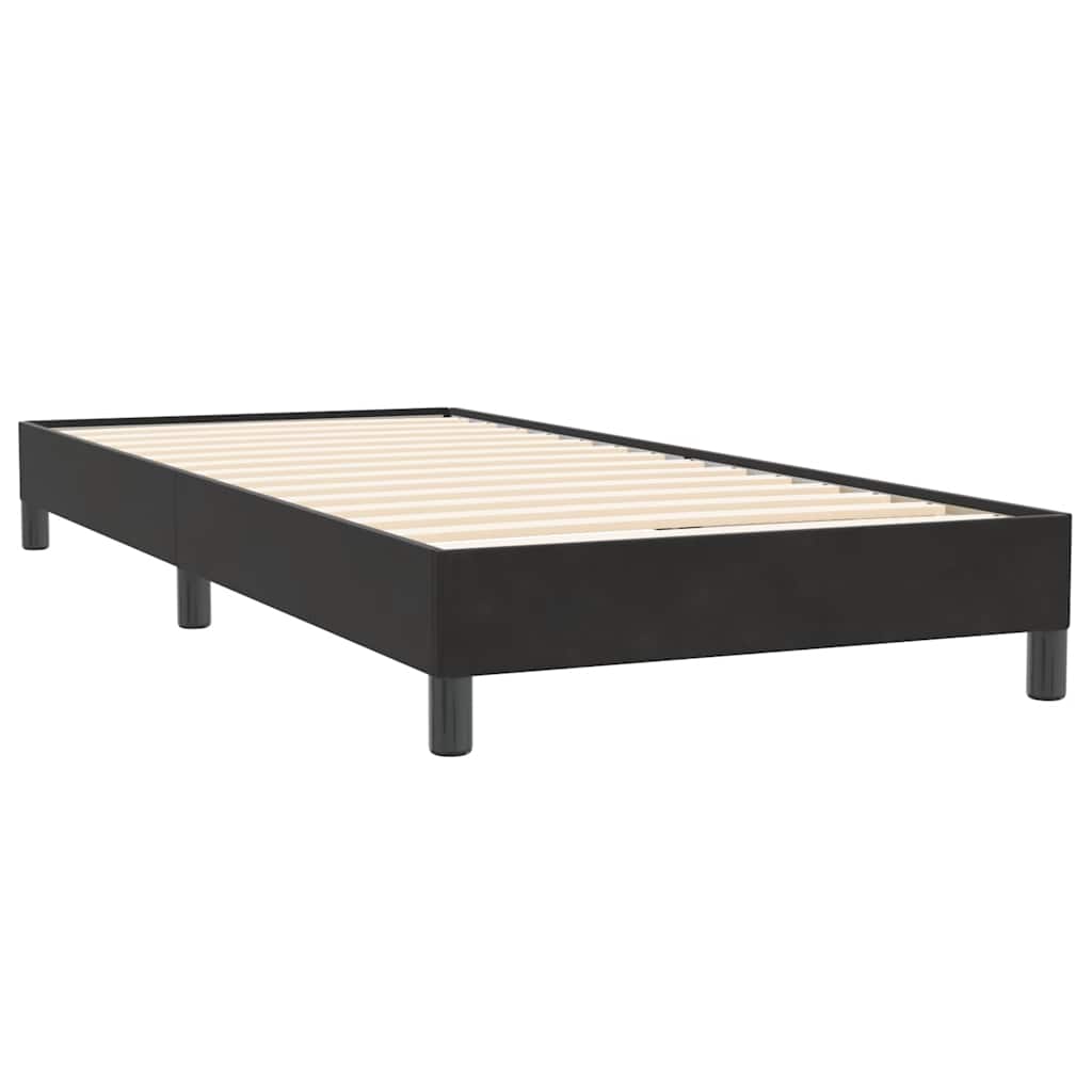 vidaXL Box Spring Κρεβάτι χωρίς στρώμα Μαύρο 100x220 εκ. Βελούδινο
