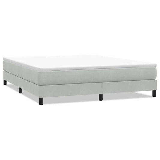 vidaXL Box Spring κρεβάτι χωρίς στρώμα 180x220 cm Βελούδινο