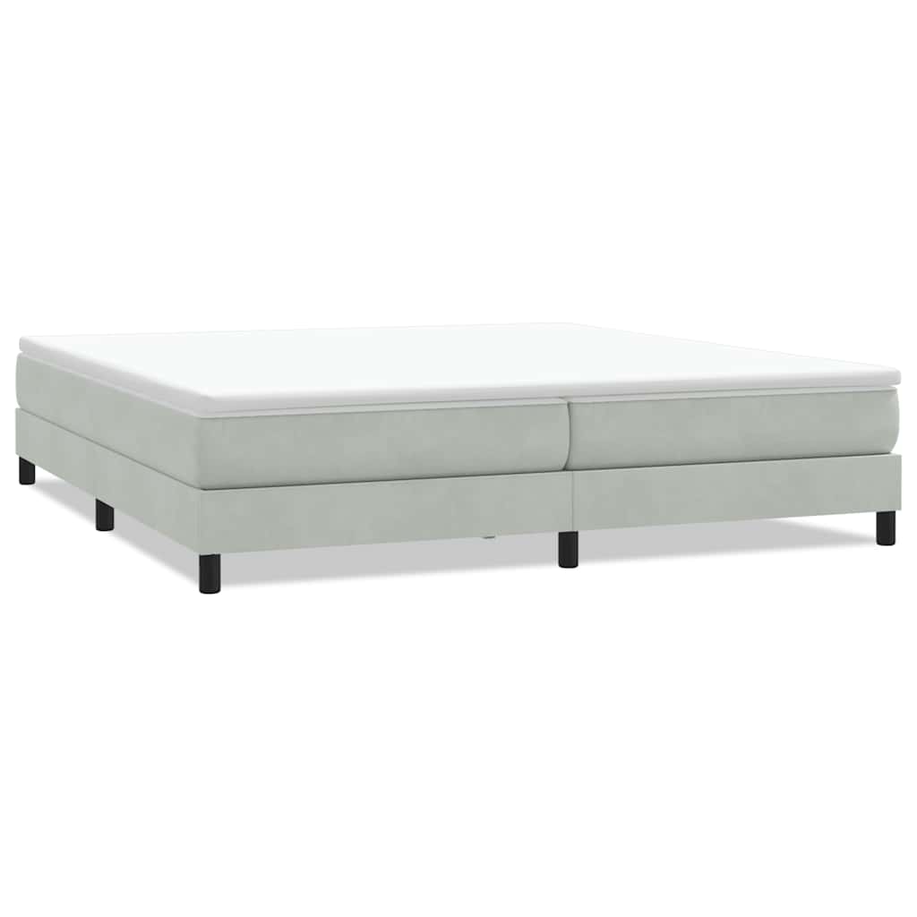 vidaXL Box Spring Κρεβάτι χωρίς στρώμα 200x220 cm Βελούδινο