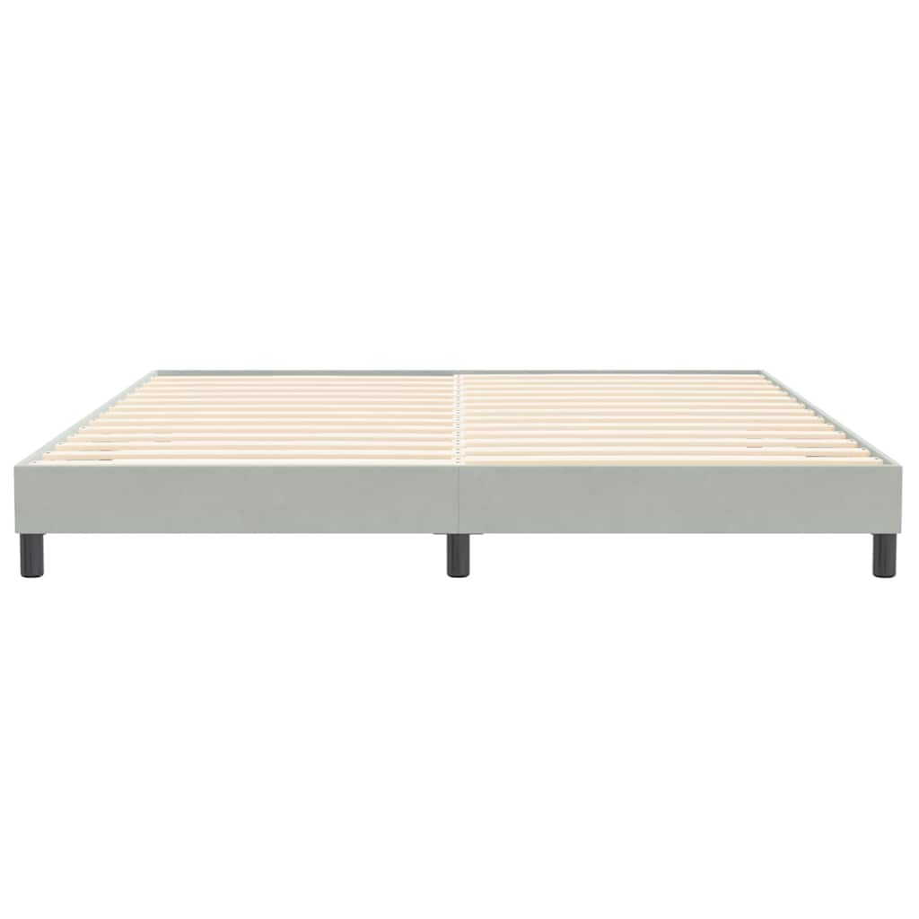 vidaXL Box Spring Κρεβάτι χωρίς στρώμα 200x220 cm Βελούδινο