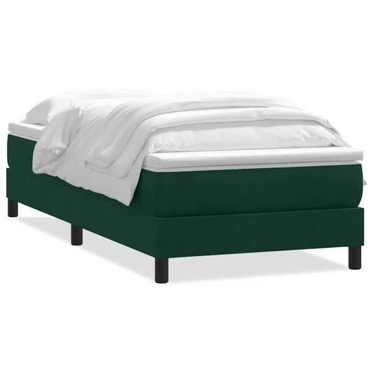 vidaXL Box Spring Κρεβάτι χωρίς στρώμα 200x220 cm Βελούδινο