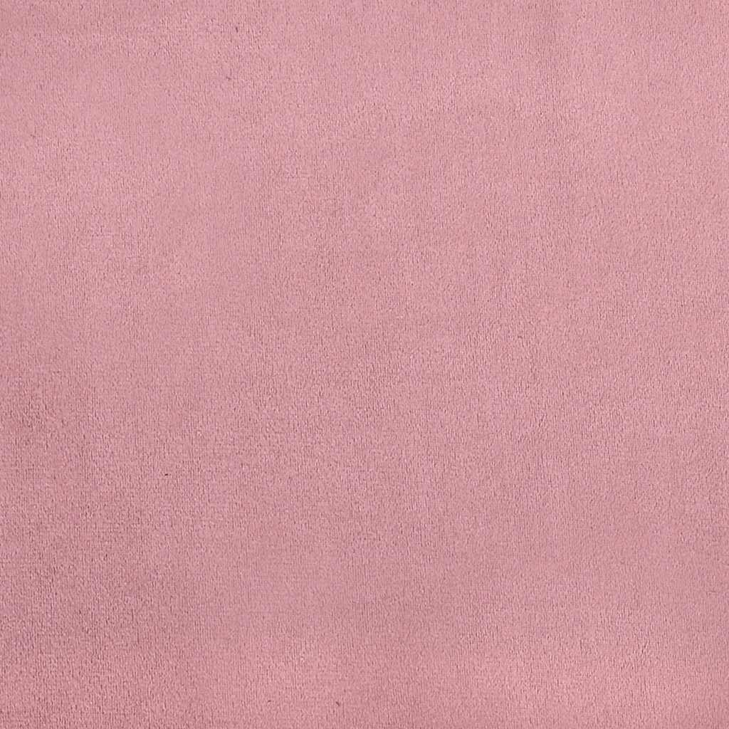 vidaXL Box Spring κρεβάτι με στρώμα ροζ 120x220 cm Βελούδινο