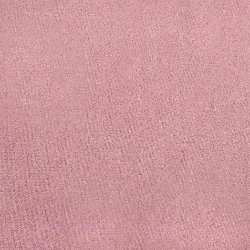 vidaXL Box Spring κρεβάτι με στρώμα ροζ 120x220 cm Βελούδινο