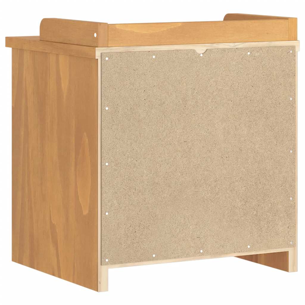 vidaXL Πάγκος διαδρόμου "SANDNES" 45x40x50 εκ.Πεύκο μασίφ ξύλο