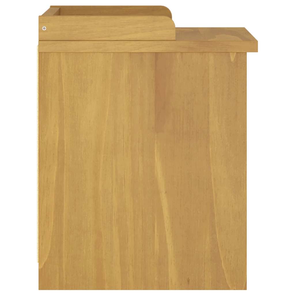 vidaXL Πάγκος διαδρόμου "SANDNES" 45x40x50 εκ.Πεύκο μασίφ ξύλο