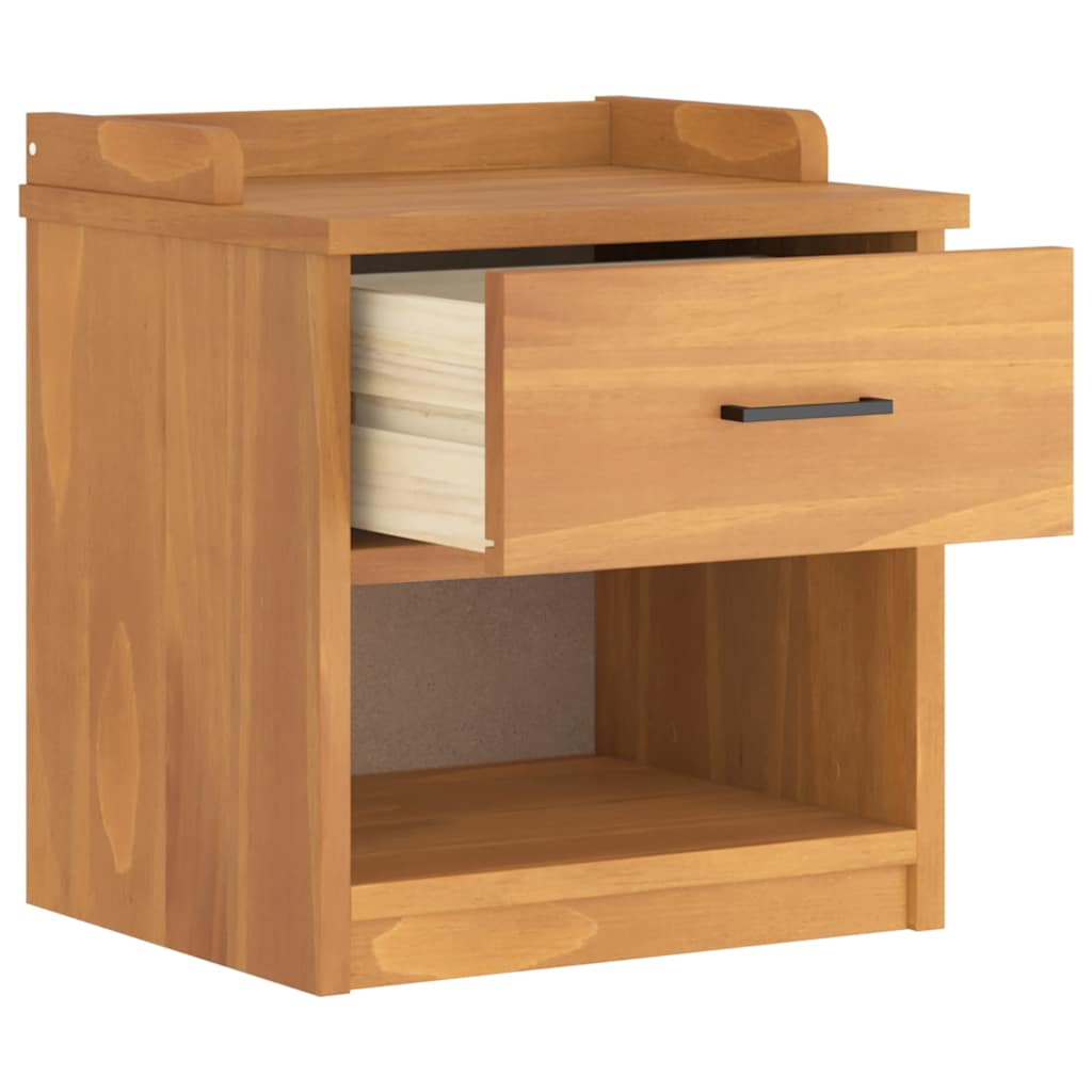 vidaXL Πάγκος διαδρόμου "SANDNES" 45x40x50 εκ.Πεύκο μασίφ ξύλο