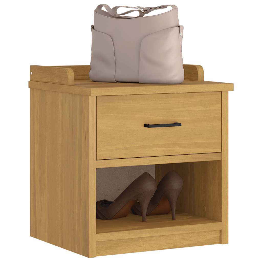 vidaXL Πάγκος διαδρόμου "SANDNES" 45x40x50 εκ.Πεύκο μασίφ ξύλο