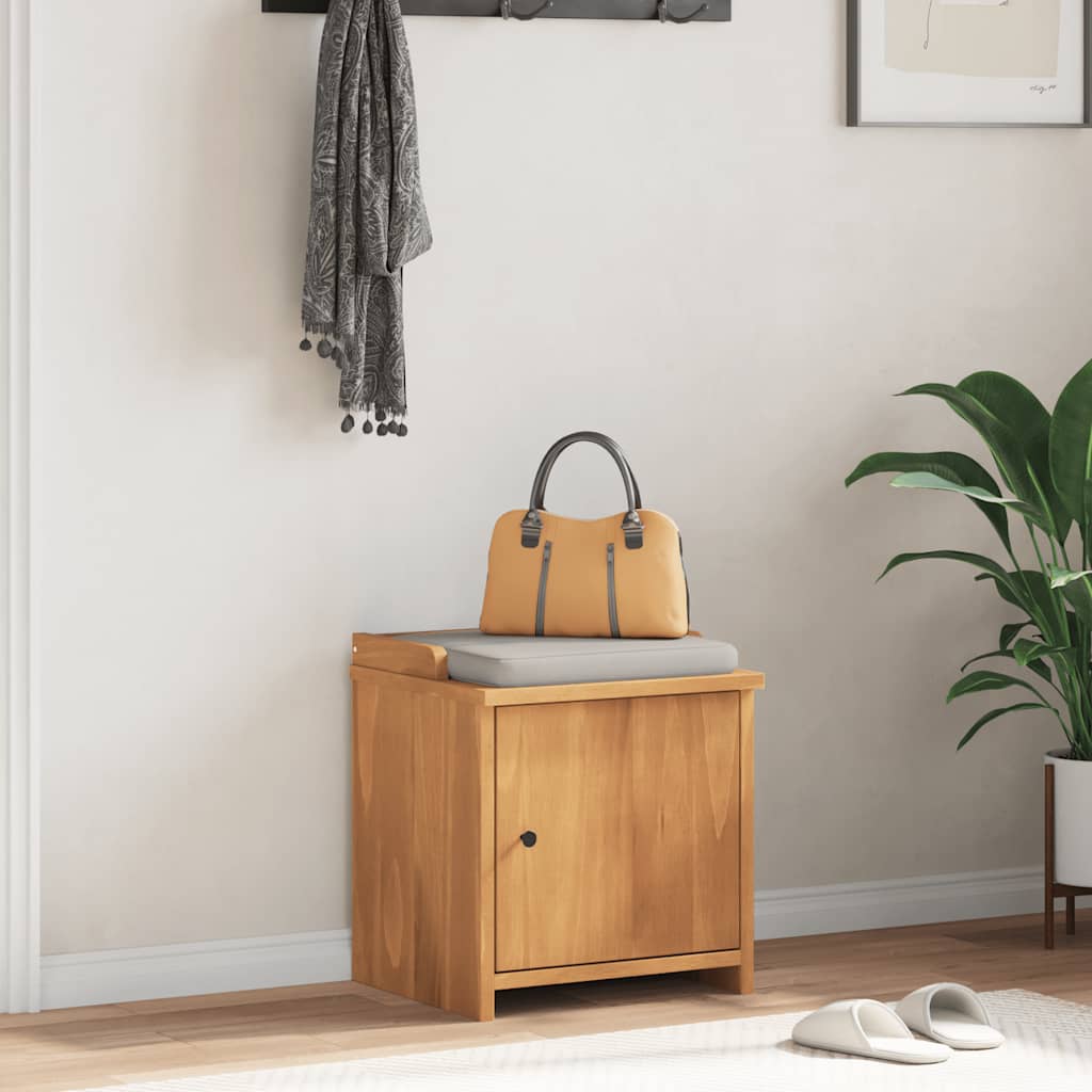 vidaXL Πάγκος διαδρόμου "SANDNES" 45x40x50 εκ.Πεύκο μασίφ ξύλο