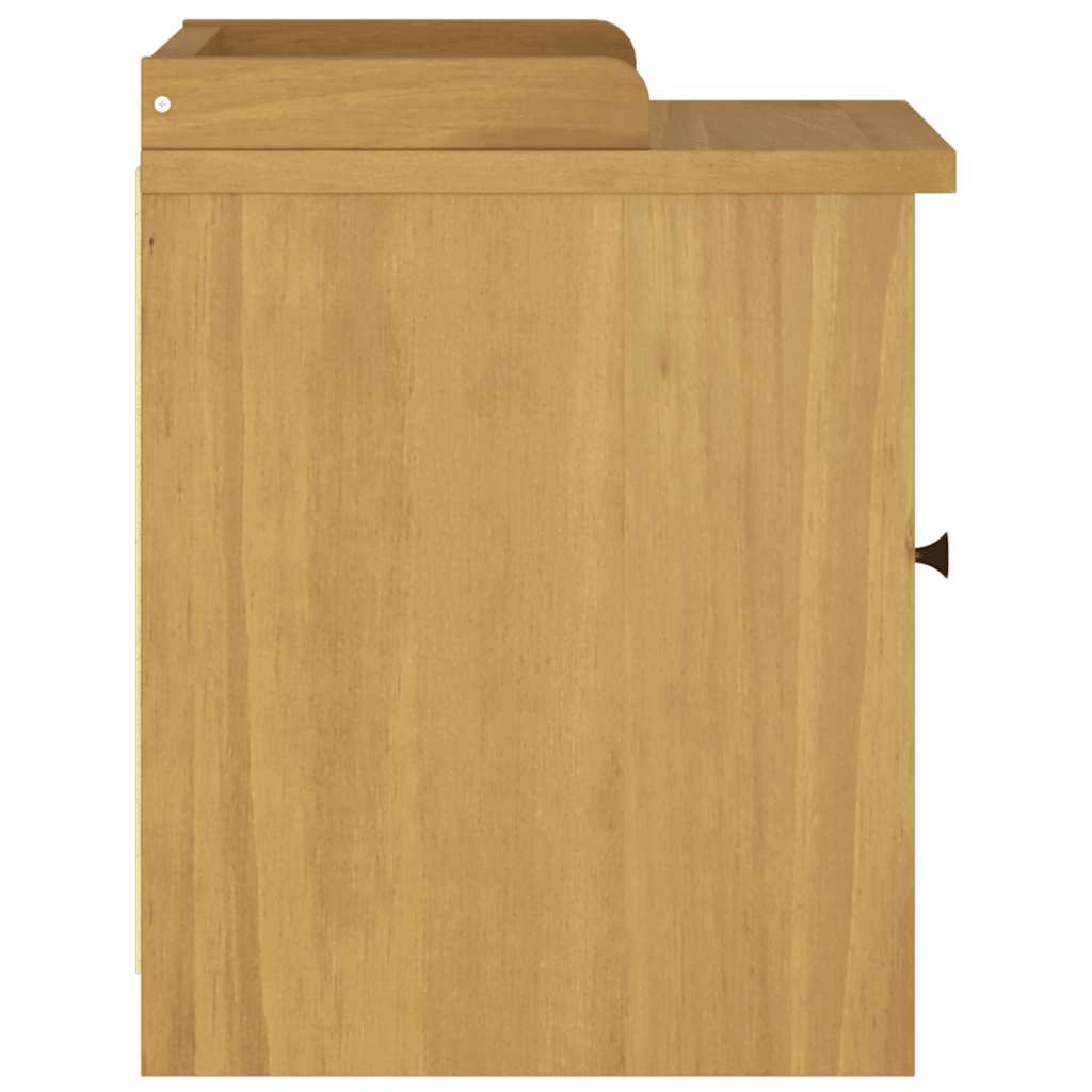 vidaXL Πάγκος διαδρόμου "SANDNES" 45x40x50 εκ.Πεύκο μασίφ ξύλο
