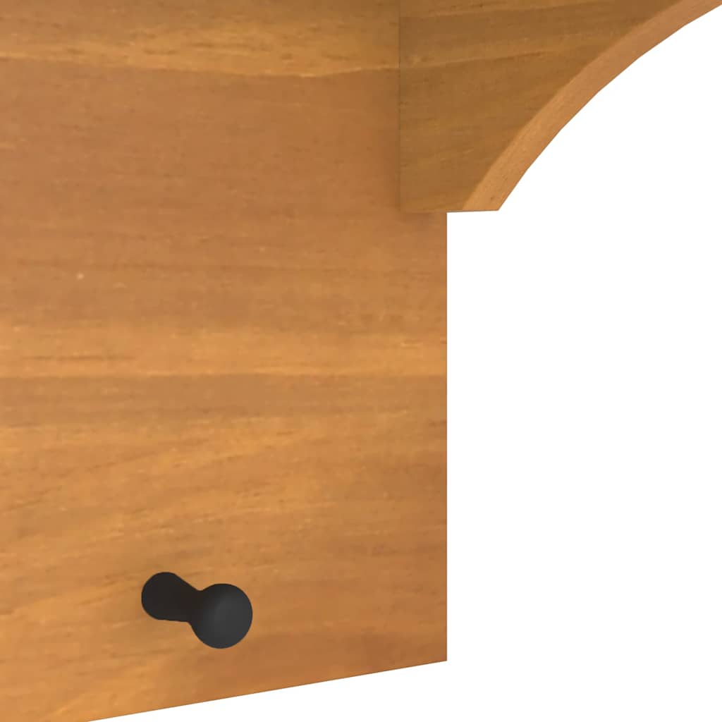 vidaXL Επίτοιχη κρεμάστρα παλτών SANDNES 43x30x42 εκ. Πεύκο μασίφ ξύλο